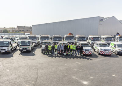 flotte du groupe avec dépanneurs dépannage rollin