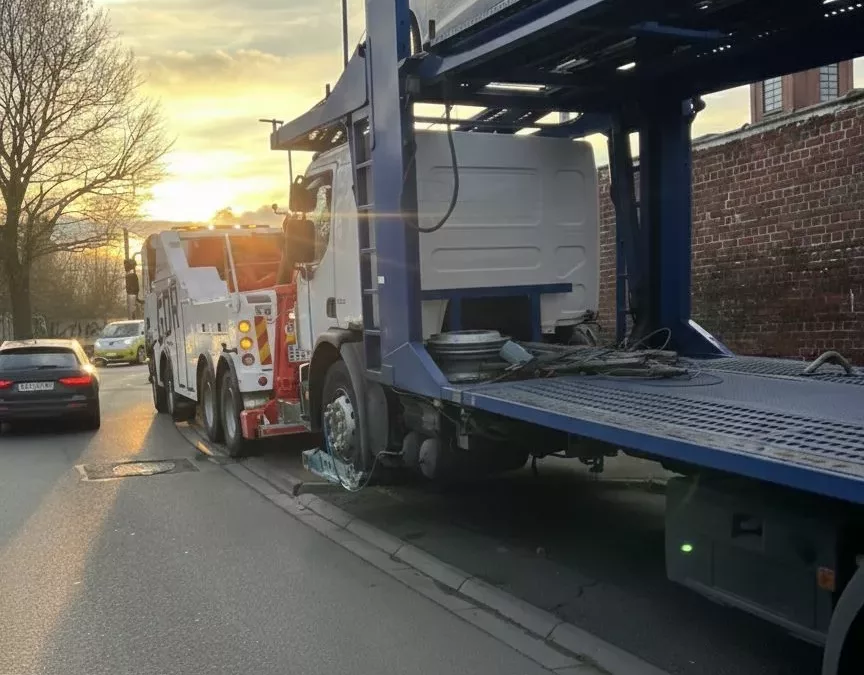 Dépannage poids lourd en février à Lille : comment le froid impacte les véhicules ?